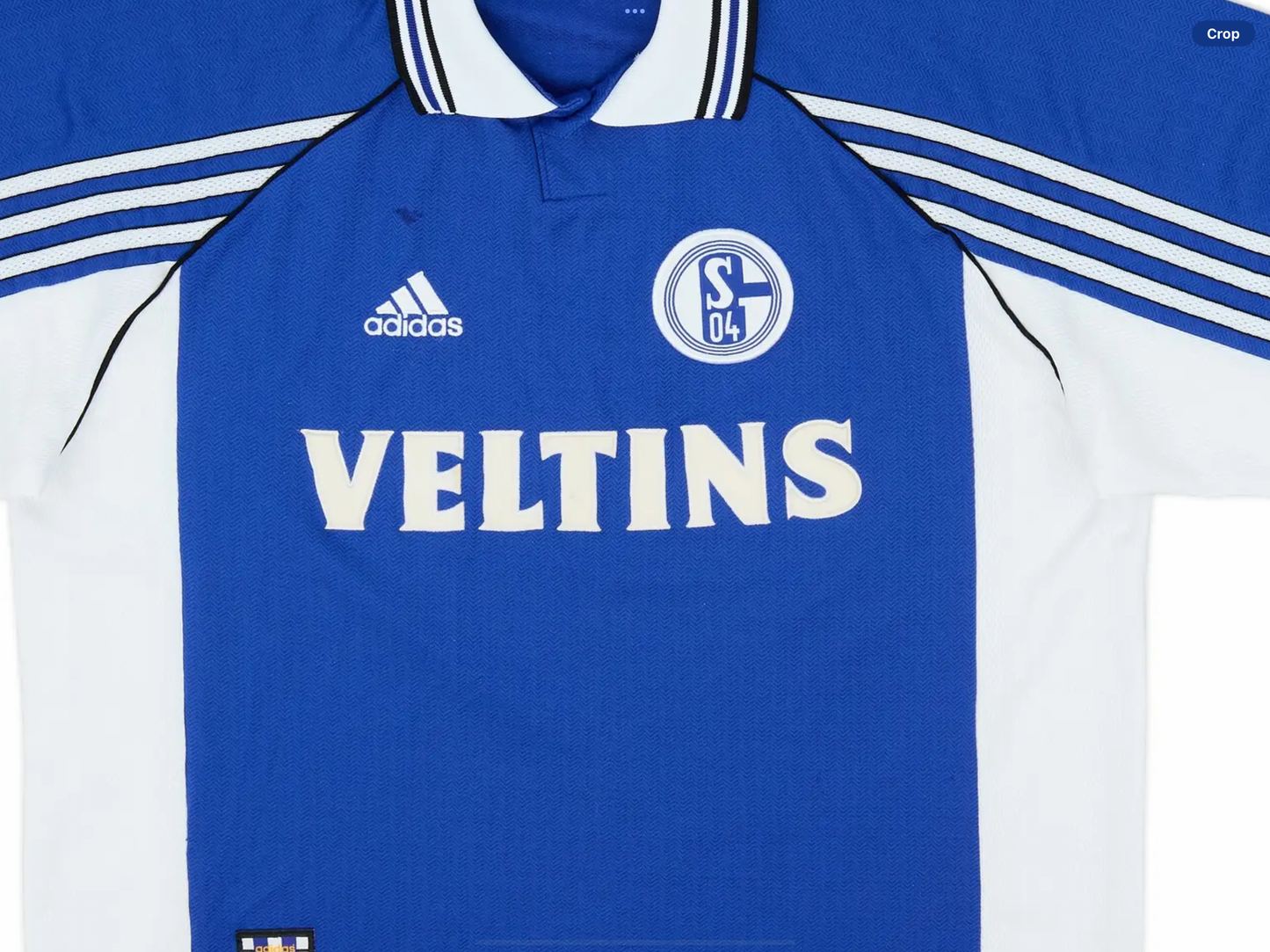 VELTINS SCHALKE 1990/2000 FRONT SPONSOR HOME SHIRT