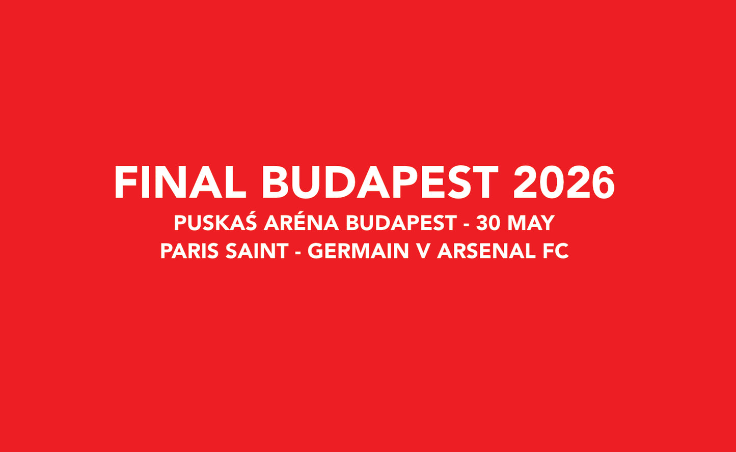 Champions league 2026 final Arsenal v PSG match details