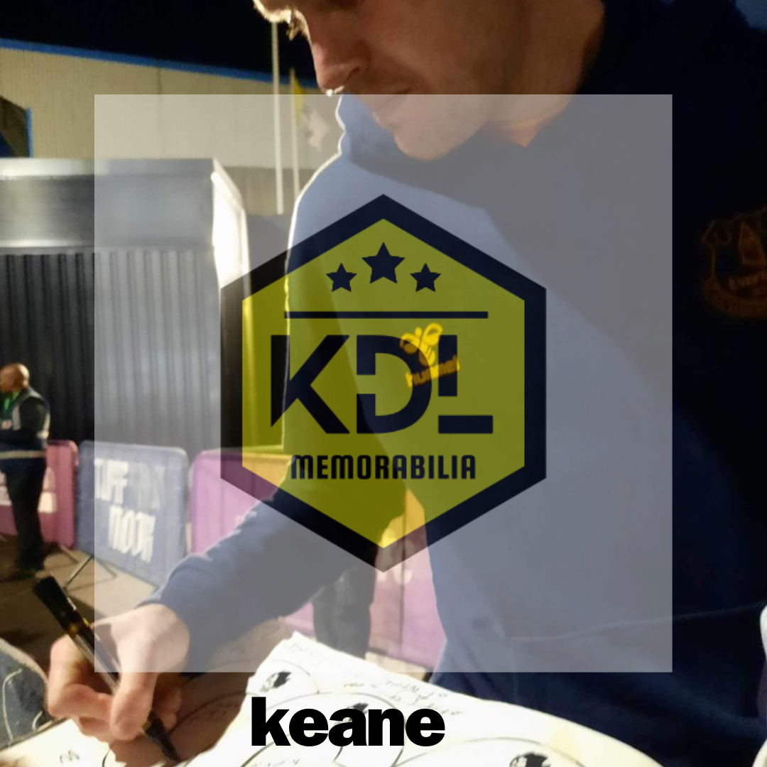 Keane signed Everton shirt.