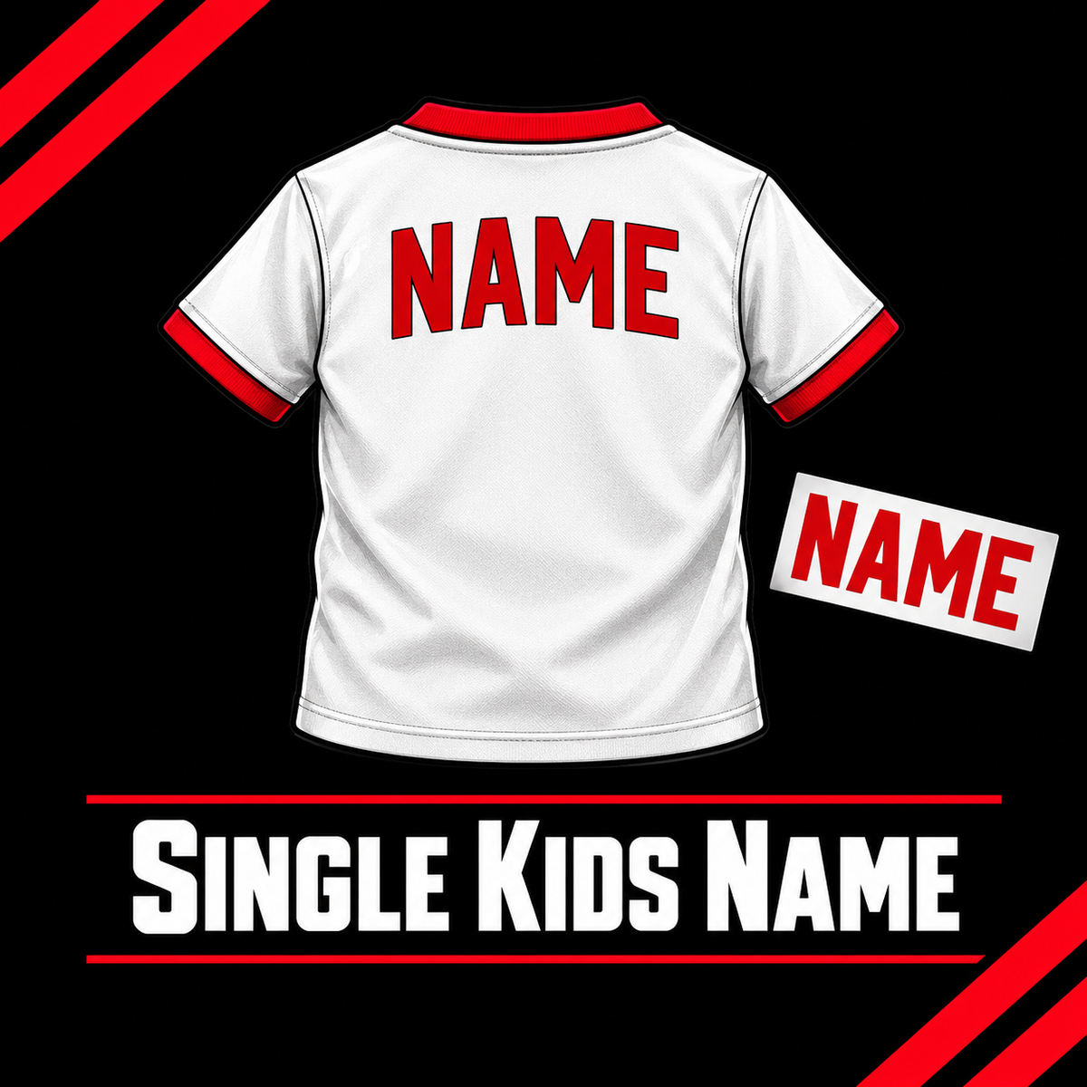 Single name kids size