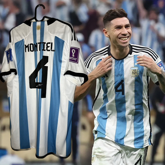 Montiel signed argentina World Cup shirt
