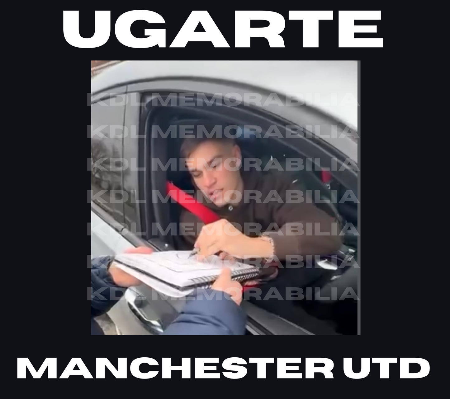 Manuel Ugarte Signed number/shirt with proof