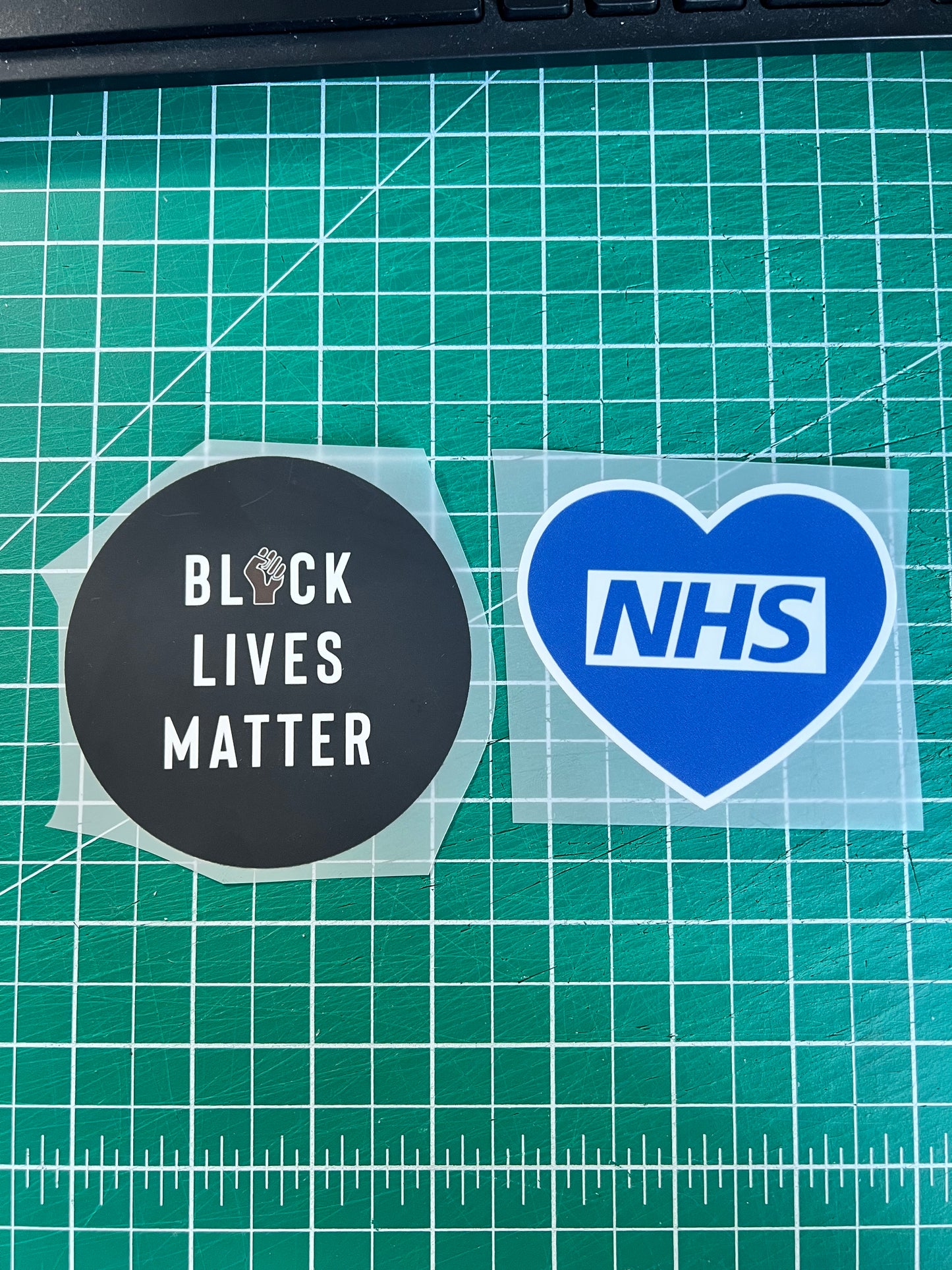NHS & Black lives matter set of patches