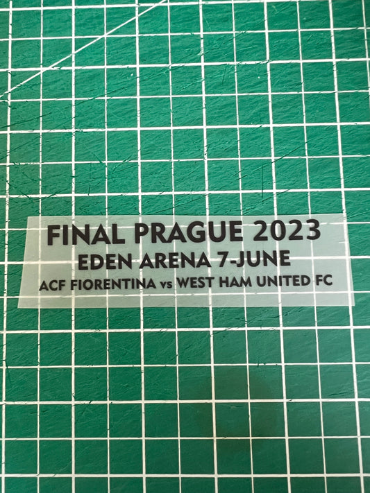 UEFA Conference League 2023 final ACF Fiorentina v West Ham Prague match details