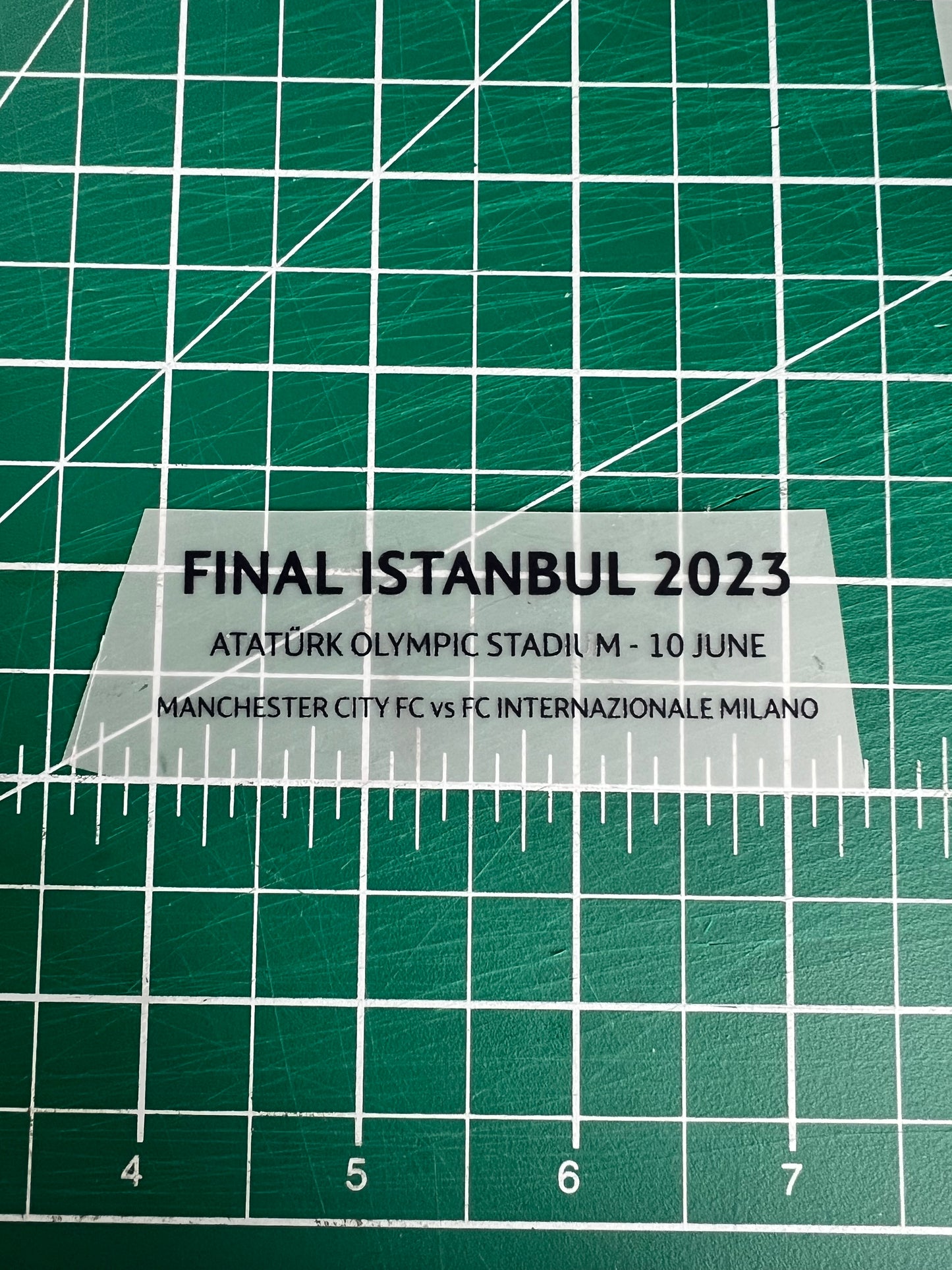 Champions League Final 2023 Manchester City v Inter Milan match details