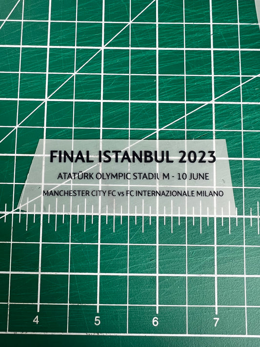 Champions League Final 2023 Manchester City v Inter Milan match details