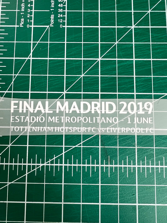 Champions Leage Final 2019 Tottenham v Liverpool match details