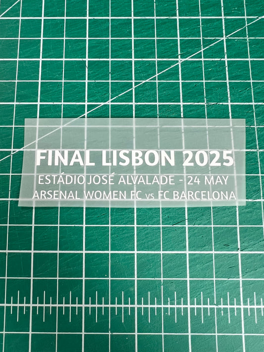 Womens Champions Leage Final 2025 Arsenal v Barcelona match details