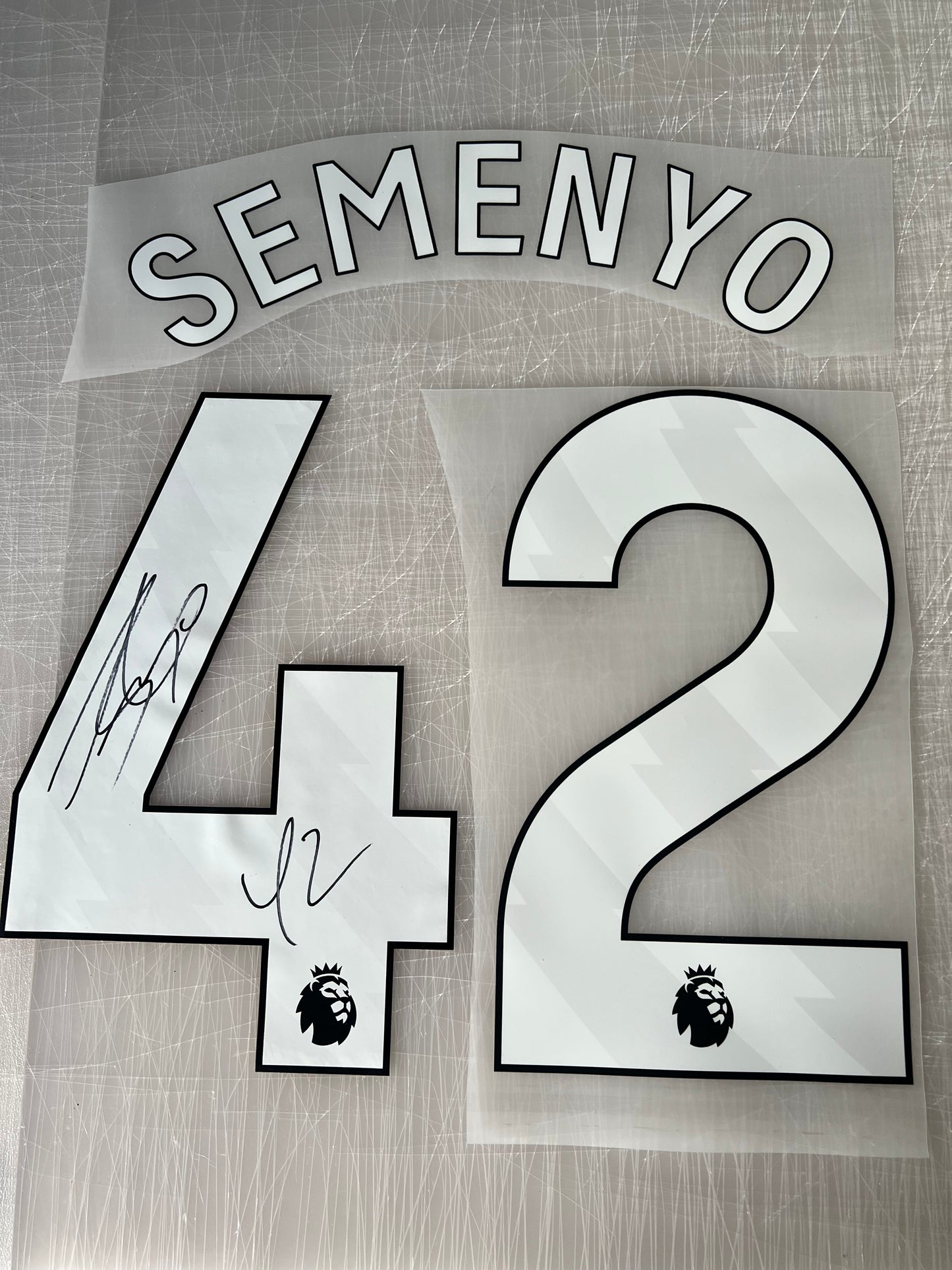 Antoine Semenyo Signed number with proof
