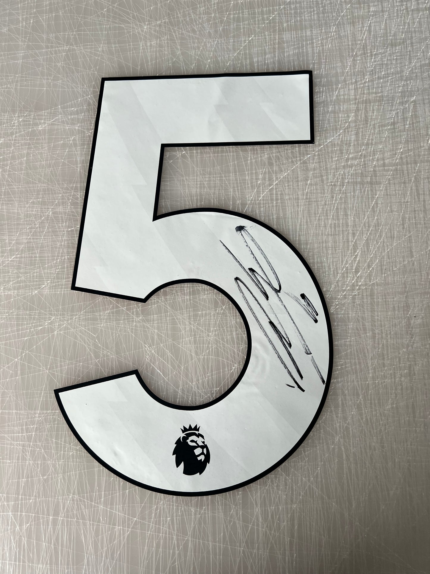 Manuel Ugarte Signed number/shirt with proof
