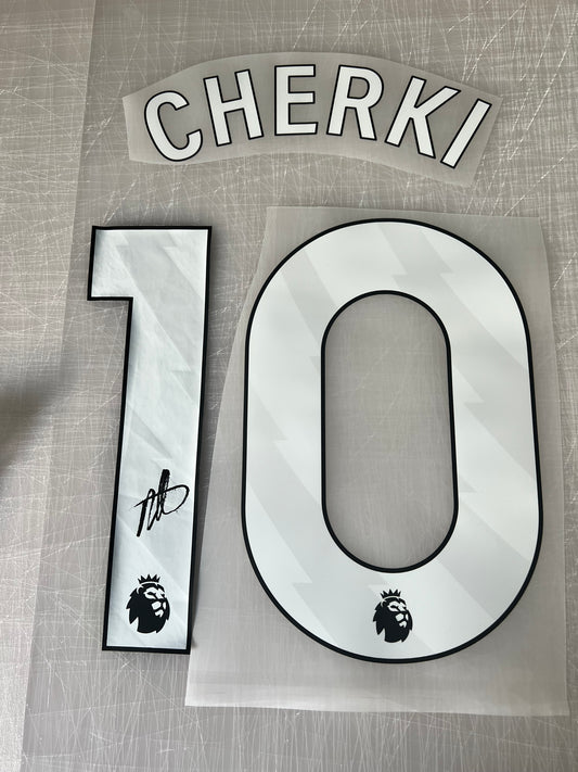 Rayan Cherki Signed number/shirt