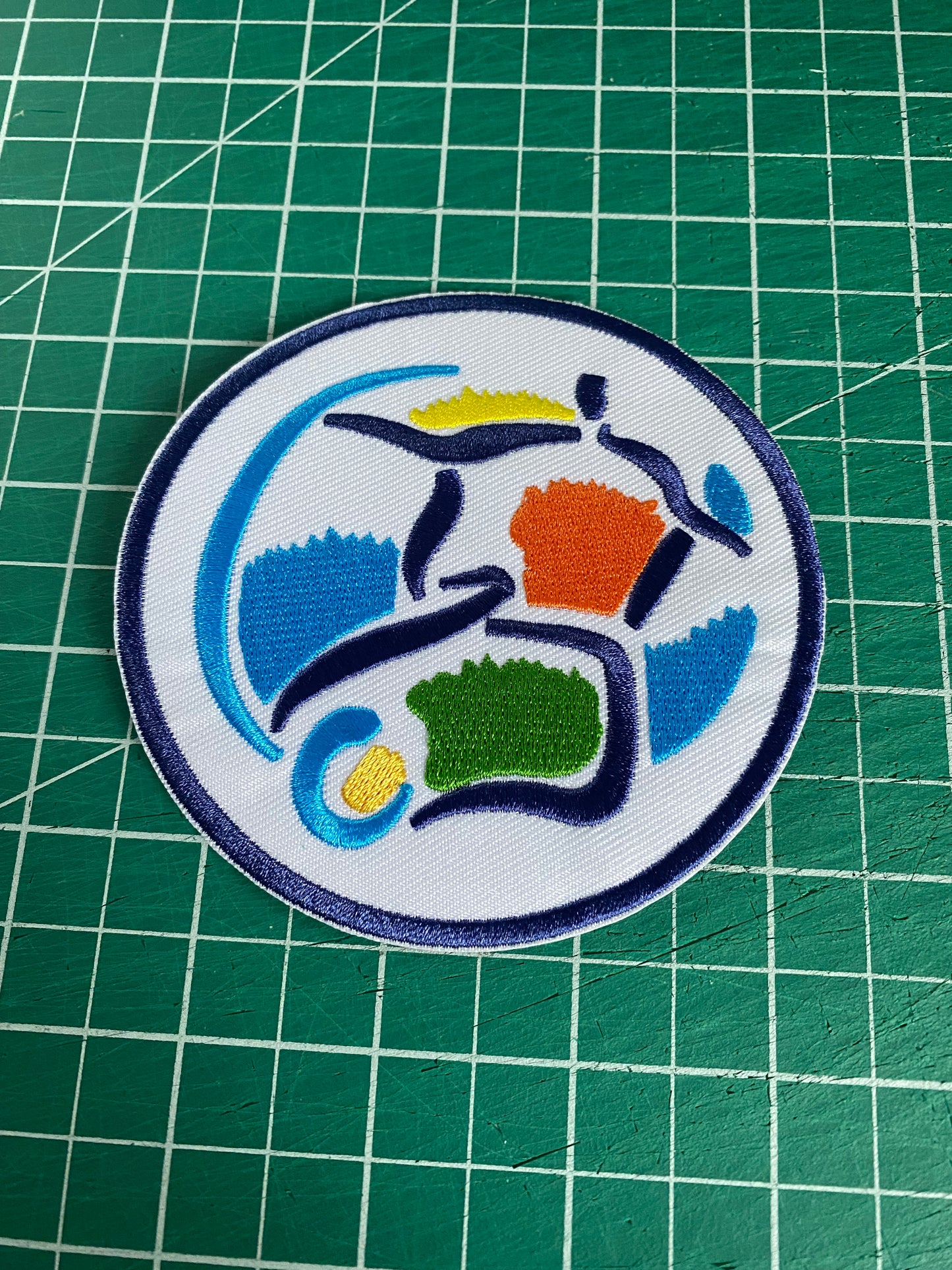 Euro 1996 England Fair Play Football shirt jersey Sleeve badge Patch set pair
