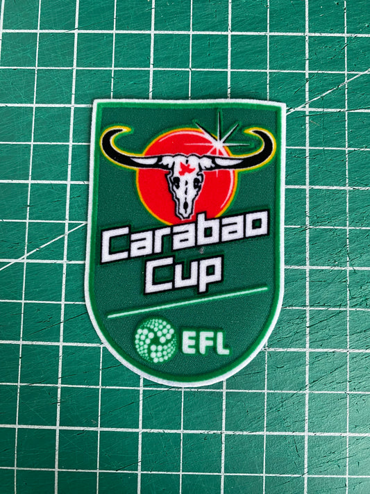 Carabao Felt Cup patch player size Iron On Heat Press 2022-2026