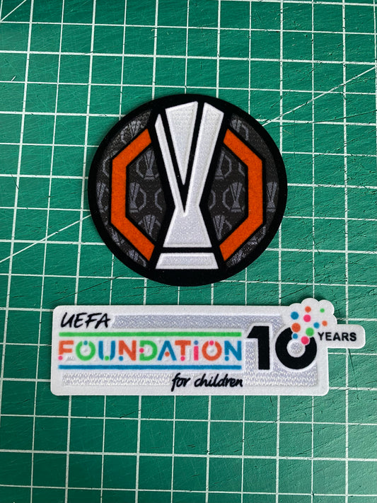 2025-2026 UEFA Europa League Foundation 10 Years Patch Badge