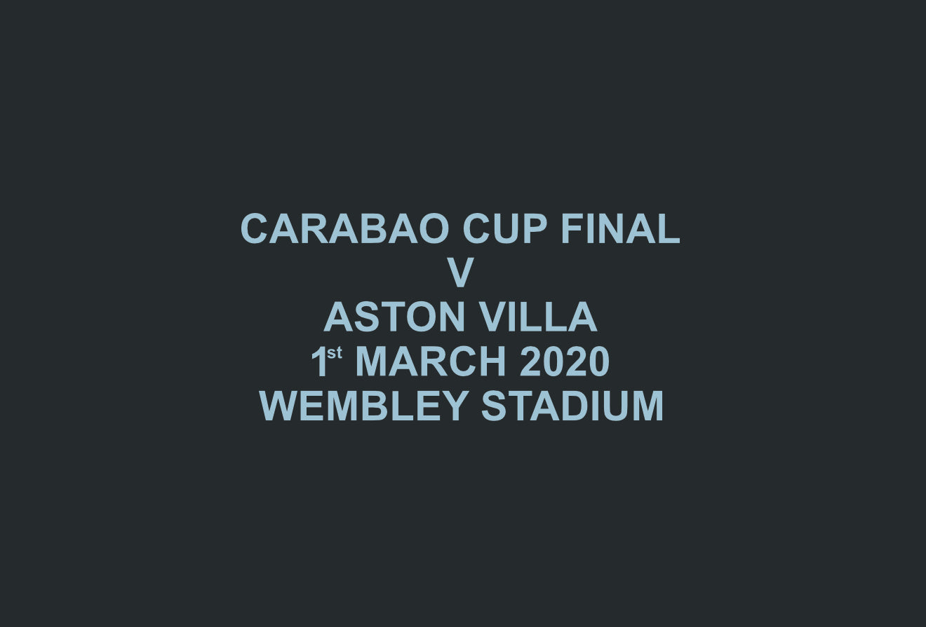 2020 CARABAO CUP FINAL MATCH DETAILS FOR MANCHESTER CITY SHIRT