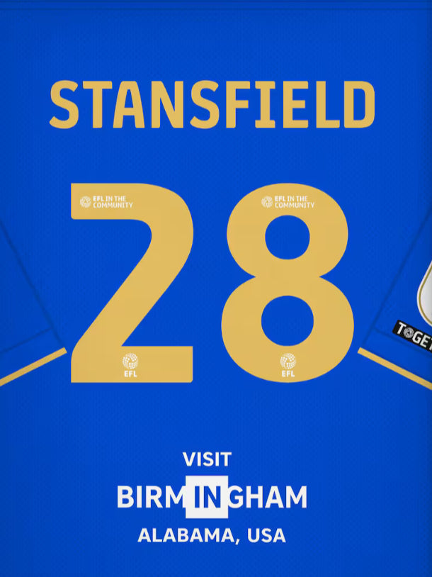 VISIT BIRMINGHAM REAR SPONSOR 2025/2026 HOME AND AWAY SHIRT
