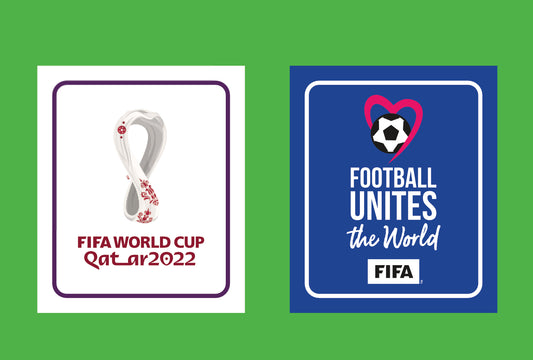 World Cup 2022 sleeve patches dark shirt pair